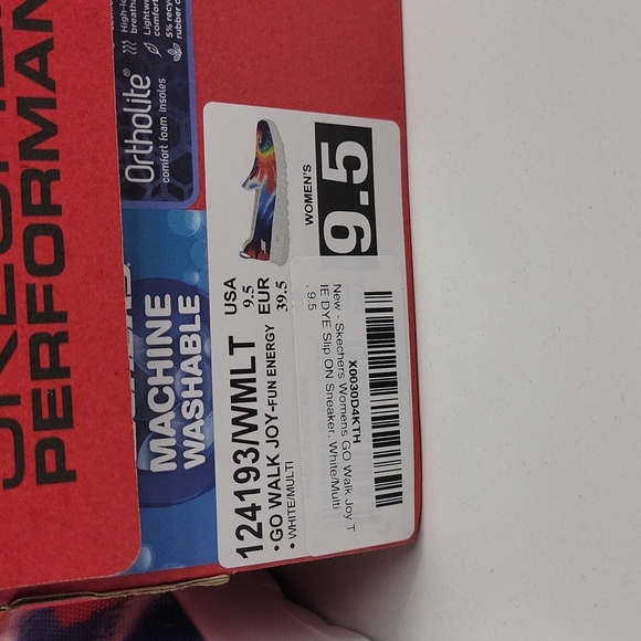 Sketches Go Walk Joy Fun Energy Tie Dye Slip-On Shoe - Picture 8 of 8